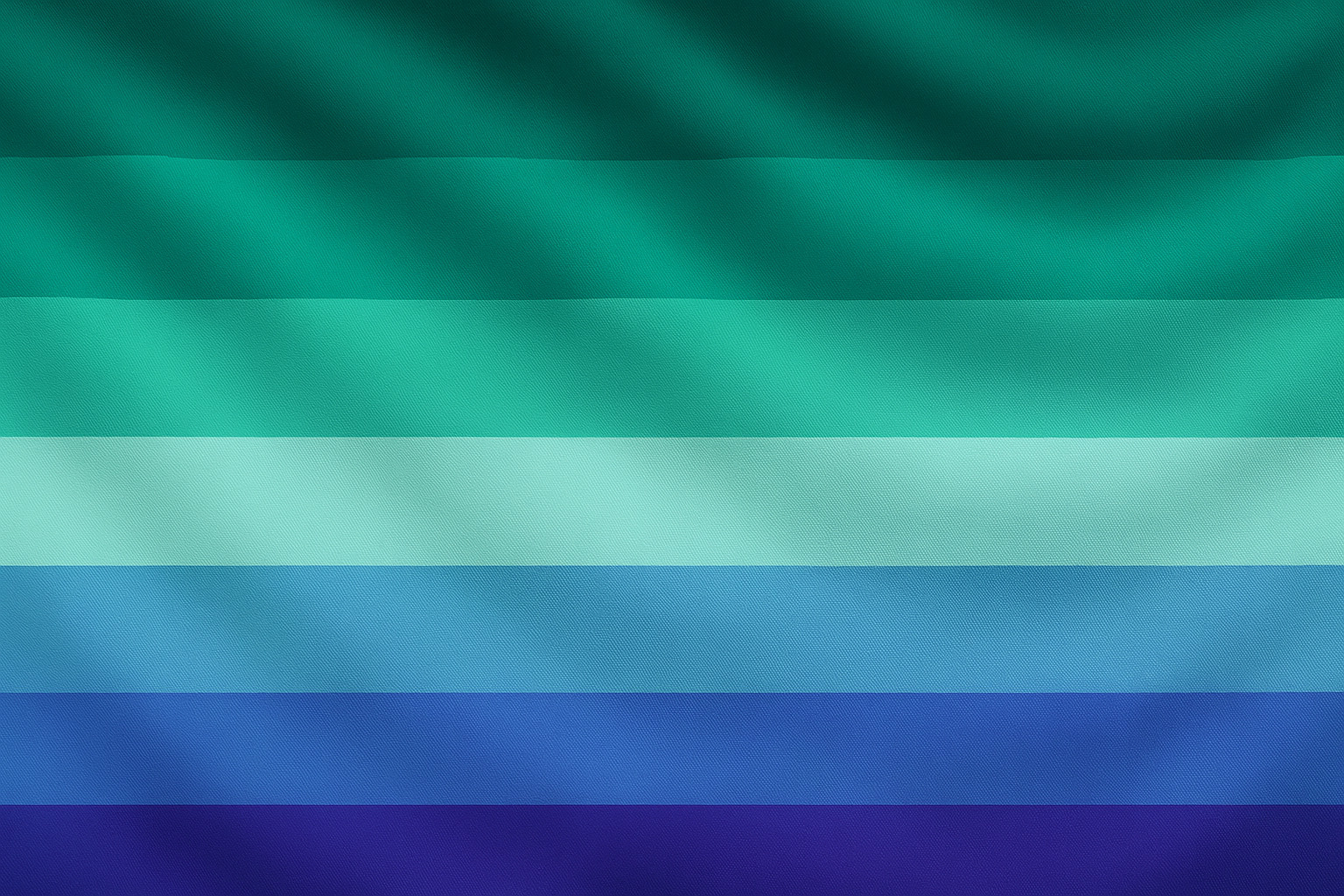 Bandeira gay: representa homens atraídos por homens, termo criptografado no século XX e ressignificado como identidade de orgulho na Revolução Sexual dos anos 70.