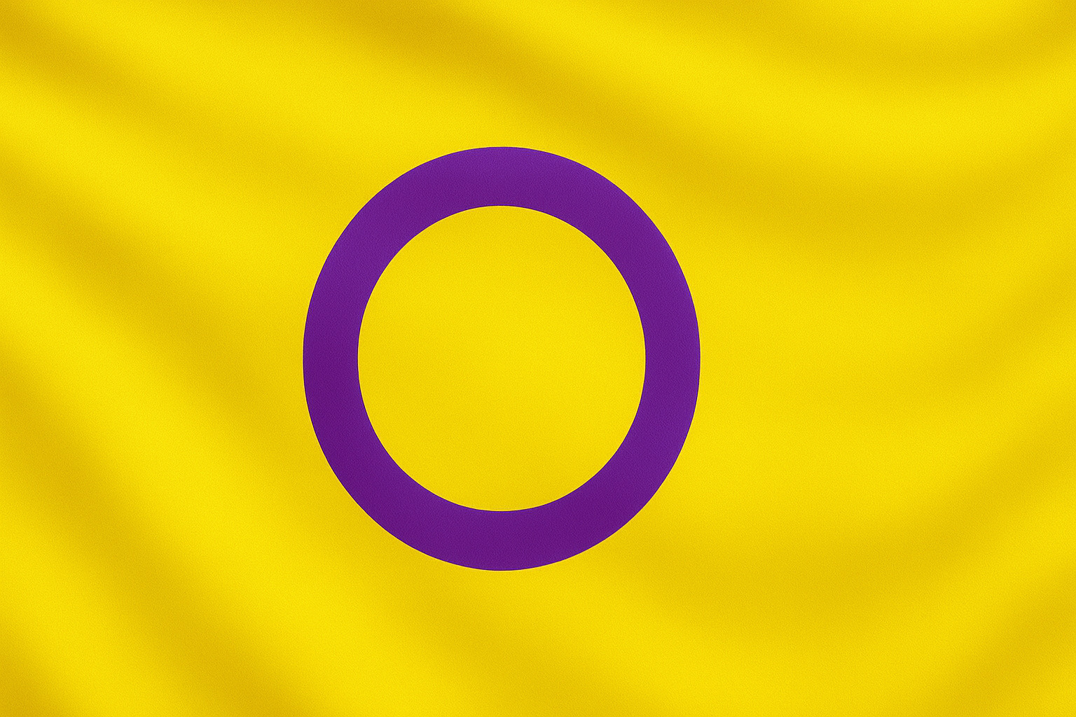 Bandeira intersexo: representa pessoas com variações naturais em características sexuais, lutando contra cirurgias não consentidas e pelo reconhecimento de direitos humanos, conforme condenação da ONU, Representada na sigla LGBTQIAPN+