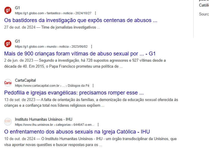 crimes cometidos por evangélicos